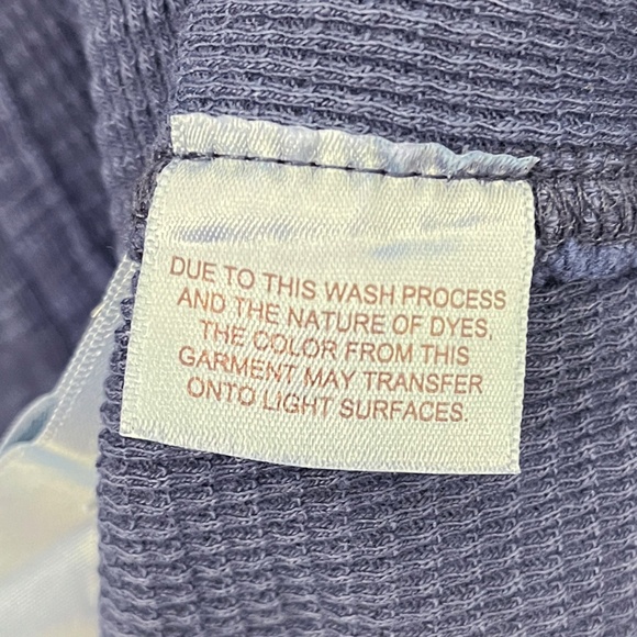 J. Crew Waffle Lined Garment Dyed Knit Harbor Shirt Men’s Large - Picture 12 of 14